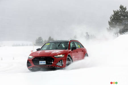 Audi RS 6 Avant - conduite hivernale